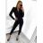 Women's Long Sleeve Jumpsuit (S/M ONE SIZE) ITALIAN FASHION IMPLP2356010012