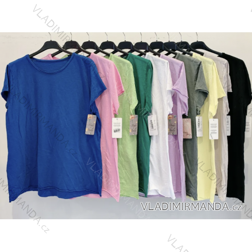 Women's Long Chiffon Short Sleeve Dress (S/M ONE SIZE) ITALIAN FASHION IMWGS231048