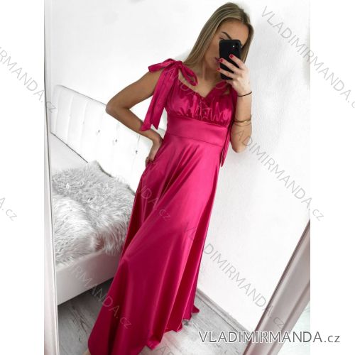 Women's Strapless Long Party Dress (S/M ONE SIZE) ITALIAN FASHION IMPBB2323479