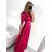 Women's Strapless Long Party Dress (S/M ONE SIZE) ITALIAN FASHION IMPBB2323479