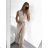 Women's Long Elegant Sleeveless Jumpsuit (S/M ONE SIZE) ITALIAN FASHION IMWK2323667