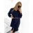Women's Short Sleeve Shirt Dress (S / M ONE SIZE) ITALIAN FASHION IM422633