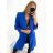 Women's long sleeve jacket (M/L/XL ONE SIZE) ITALIAN FASHION IMC23016 L/XL Royal blue
