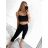 Functional yoga leggings 4/5 long women's (M-2XL) WOLF Y2362