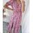 Women's Short Sleeve Long Shirt Dress (S/M ONE SIZE) ITALIAN FASHION IMWGB231515