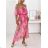 Women's Long Summer Carmen Dress (S/M ONE SIZE) ITALIAN FASHION IMWMG231554