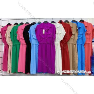 Women's Long Sleeve Shirt Dress (S/M ONE SIZE) ITALIAN FASHION IMWGM23447