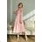 Women's Plus Size (42-46) Long Elegant Party Sleeveless Dress POLISH FASHION PMLBC23265-10 light pink 34