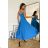 Women's Plus Size (42-46) Long Elegant Party Sleeveless Dress POLISH FASHION PMLBC23265-10
