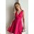 Women's Plus Size (42-46) Long Elegant Party Sleeveless Dress POLISH FASHION PMLBC23265-10