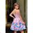 Women's Plus Size (42-46) Long Elegant Party Sleeveless Dress POLISH FASHION PMLBC23265-10 pink 36