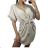 Women's Summer Short Sleeve Dress (S / M ONE SIZE) ITALIAN FASHION IMWB22017