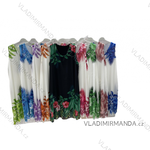 Women Plus Size Sleeveless Lace Dress (3XL/4XL ONE SIZE) ITALIAN FASHION IMWQ2396051
