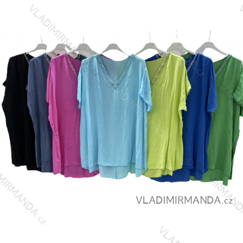 Tunic / blouse long sleeve women's oversized (3XL / 4XL ONE SIZE) ITALIAN FASHION IMWQ2191650