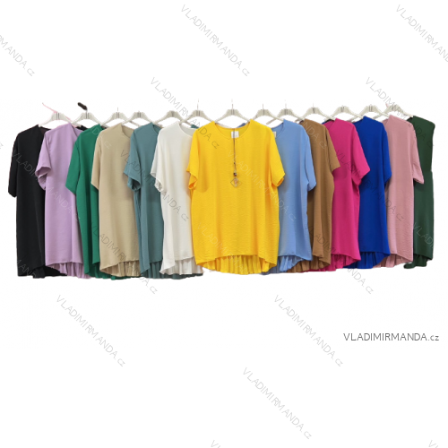 Tunic / blouse long sleeve women's oversized (3XL / 4XL ONE SIZE) ITALIAN FASHION IMWQ2191650