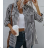 Women's Stripe Long Sleeve Shirt (S/M ONE SIZE) ITALIAN FASHION IMPCF2336285