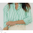 Women's Stripe Long Sleeve Shirt (S/M ONE SIZE) ITALIAN FASHION IMPCF2336285