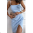 Women's elegant strapless dress (S/M ONE SIZE) ITALIAN FASHION IMPCF235472