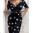 Women's Elegant Long Sleeve Dress (S/M ONE SIZE) ITALIAN FASHION IMPCF2327406
