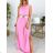 Women's Sleeveless Summer Dress (S / M ONE SIZE) ITALIAN FASHION IMWC222493