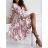 Women's Elegant Summer Short Sleeve Dress (S/M ONE SIZE) ITALIAN FASHION IMWGB231607