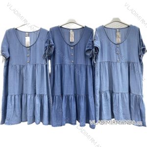 Women's Oversize Short Sleeve Dress (S/M ONE SIZE) ITALIAN FASHION IMWCC231694