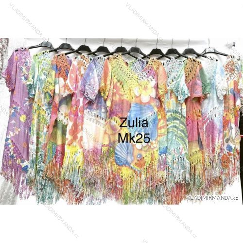 Women's Oversize Short Sleeve Dress (S/M ONE SIZE) ITALIAN FASHION IMWD231709