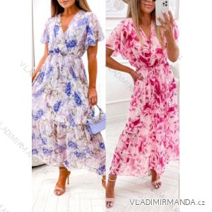Women's Sleeveless Summer Dress (S / M ONE SIZE) ITALIAN FASHION IMWC222493