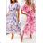 Women's Sleeveless Summer Dress (S / M ONE SIZE) ITALIAN FASHION IMWC222493