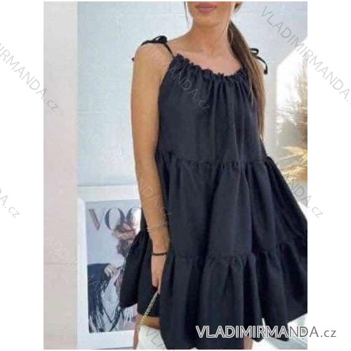 Women's Strapless Summer Dress (S/M ONE SIZE) ITALIAN FASHION IMWBB231657