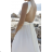 Satin Women's Long Summer Strapless Dress (S / M / L ONE SIZE) ITALIAN FASHION IMM22694