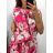 Women's Sleeveless Bag Summer Dress (S/M/L ONE SIZE) ITALIAN FASHION IM423286