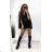Women's Long Sleeve Elegant Belted Overalls/Dress (S/M ONE SIZE) ITALIAN FASHION IMM23m27030
