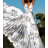 Women's Long Pleated Elegant Strapless Dress (S/M ONE SIZE) ITALIAN FASHION IMPCF2319360