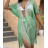 Women's Cardigan Cover Over Swimwear Short Sleeve (S/M ONE SIZE) ITALIAN FASHION IMPCF23JY-16