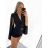 Women's Long Sleeve Elegant Belted Overalls/Dress (S/M ONE SIZE) ITALIAN FASHION IMM23m27030