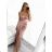 Long elegant party dress with straps for women (S/M/L ONE SIZE) ITALIAN FASHION IMPBB23B23376