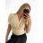 Body elegant long sleeve women (S / M / L ONE SIZE) ITALIAN FASHION IMWA201066 S/M béžová