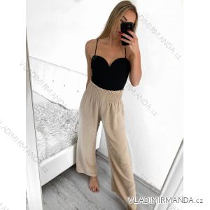 Women's Summer Long Pants (S/M/L ONE SIZE) ITALIAN FASHION IM3237183