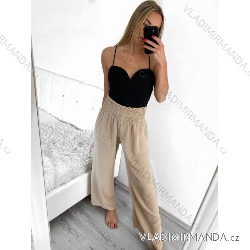 Women's Summer Long Pants (S/M/L ONE SIZE) ITALIAN FASHION IM3237183