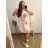 Women's Elegant Glitter Long Sleeve Dress (S/M/L/XL ONE SIZE) ITALIAN FASHION IMBM22010