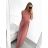 Women's Long Sleeveless Dress (S / M ONE SIZE) ITALIAN FASHION IMWE222441
