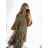 Summer short sleeve summer dress (S / M ONE SIZE) ITALIAN FASHION IMWY21019 M / L purple