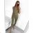 Women's long velvet sweatpants (S-XL) TURKISH FASHION TMWL20633 S/M black