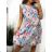 Women's Sleeveless Bag Summer Dress (S/M/L ONE SIZE) ITALIAN FASHION IM423286