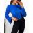 Women's Elegant Long Sleeve T-Shirt (S/M ONE SIZE) ITALIAN FASHION IMPGM234489