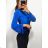Women's Elegant Long Sleeve T-Shirt (S/M ONE SIZE) ITALIAN FASHION IMPGM234489