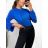 Women's Elegant Long Sleeve T-Shirt (S/M ONE SIZE) ITALIAN FASHION IMPGM234489