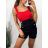 Tílko body dámské na ramínka  (S/M ONE SIZE) ITALSKá MóDA IMM20625 S/M purple