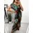 Šaty košilové dlouhý rukáv dámské (S/M ONE SIZE) ITALSKÁ MODA IMB229927 M / L blue